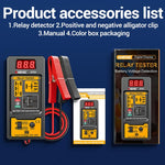 Tester digitale a 4 pin per relè batteria auto 12V/24V