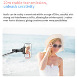 Microfono wireless a clip da colletto con cancellazione del rumore, da uno a due, con custodia di ricarica.