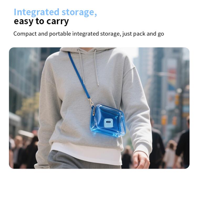 Microfono wireless a clip da colletto con cancellazione del rumore, da uno a due, con custodia di ricarica.