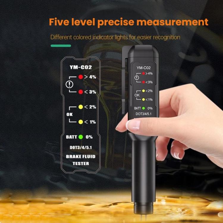 Tester umidità liquido freni auto YM-C02