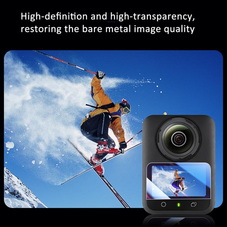 Pellicola vetro temperato per DJI Osmo 360, confezione 2 pezzi