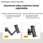 Supporto a parete girevole in lega di alluminio per telefoni e tablet 4-12,9