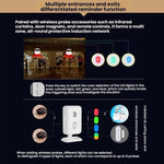 Campanello wireless con sensore a infrarossi per supermercato