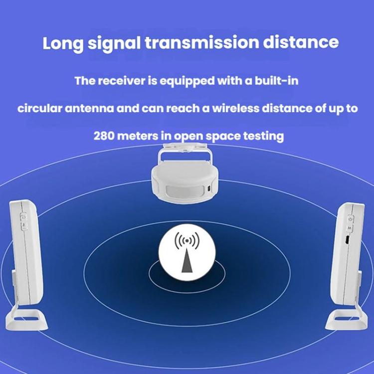 Campanello wireless con sensore a infrarossi per supermercato