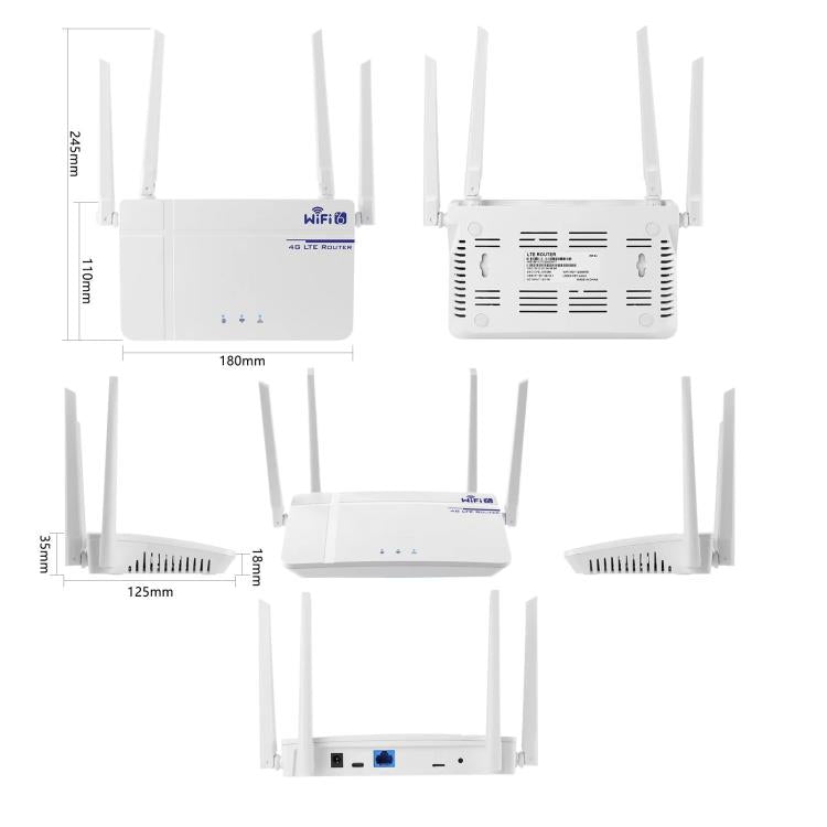 Router LTE 4G Wi-Fi 6 con SIM e presa EU C920