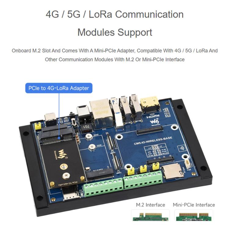 Modulo di espansione industriale Waveshare per Raspberry Pi CM5 - immagine 6