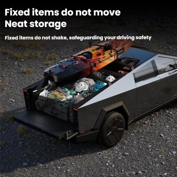 Borsa a rete per bagagliaio Tesla Cybertruck 21x21 cm