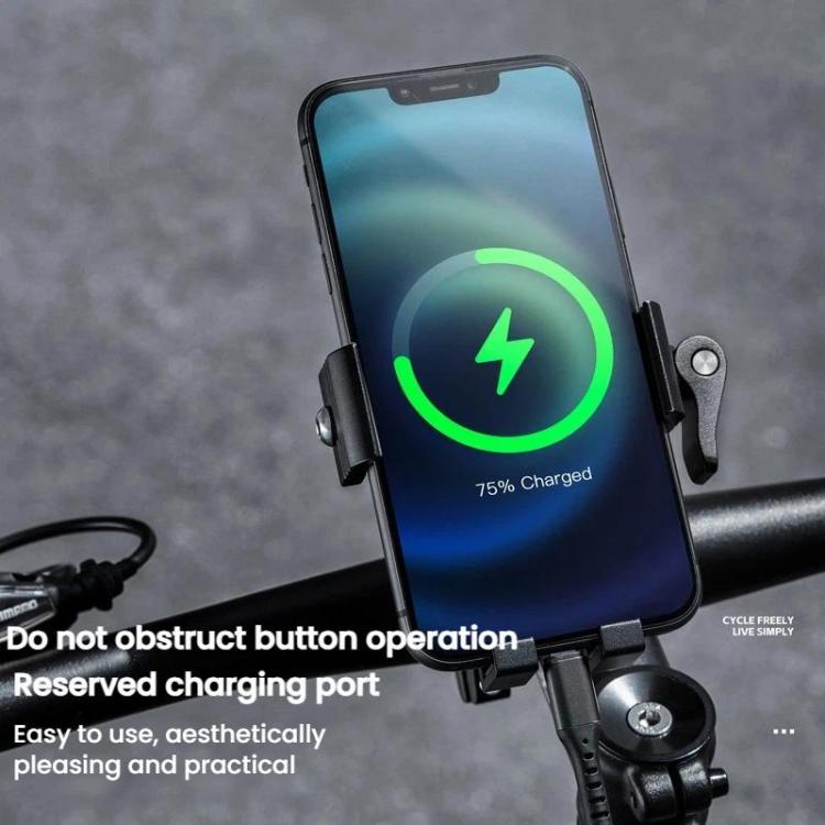 Supporto bicicletta in lega di alluminio per smartphone