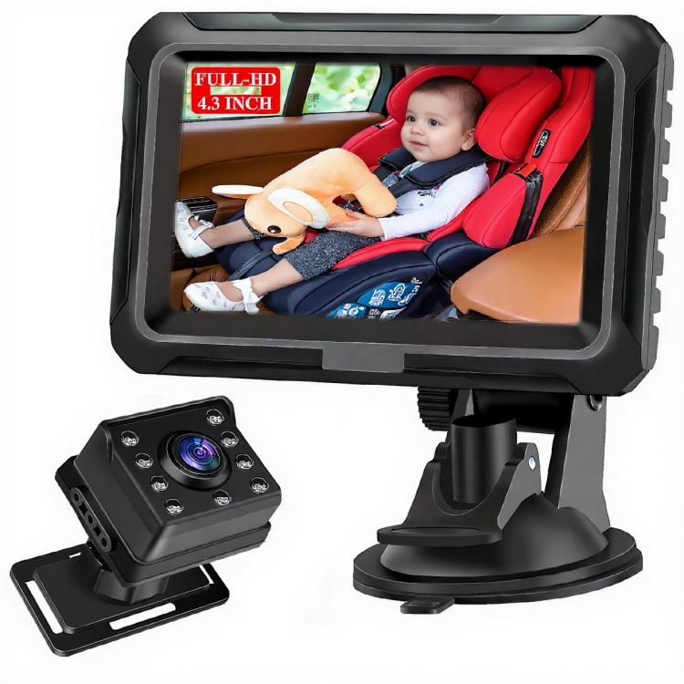 Monitor auto per bambini 4,3 pollici HD 1080P con USB