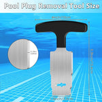 Strumento per rimozione tappo piscina Hayward nero