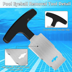Strumento per rimozione tappo piscina Hayward nero