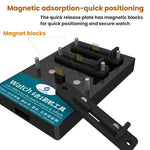 SFDER 7 in 1 Supporto per test di flashing dell'orologio, per Apple Watch Serie 1 / 2 / 3 / 4 / 5 / 6