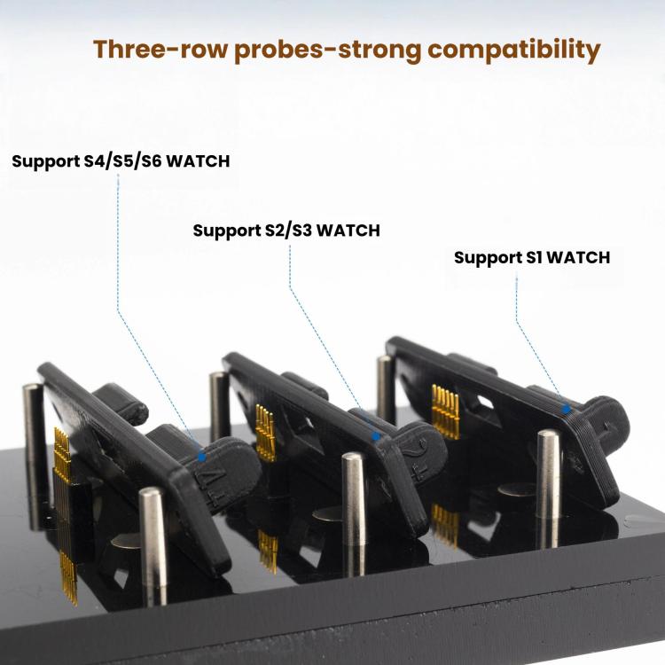 SFDER 7 in 1 Supporto per test di flashing dell'orologio, per Apple Watch Serie 1 / 2 / 3 / 4 / 5 / 6