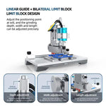 Lucidatrice per chip BGA intelligente di seconda generazione AiXun, macchina automatica per la riparazione di schede madri di telefoni e schermi, per la rimozione di IC., US Plug, EU Plug