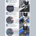 Lucidatrice per chip BGA intelligente di seconda generazione AiXun, macchina automatica per la riparazione di schede madri di telefoni e schermi, per la rimozione di IC., US Plug, EU Plug