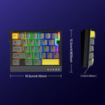 Tastiera gaming cablata Ajazz AK029 RGB 29 tasti