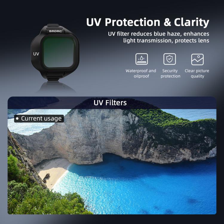 Set filtri obiettivo per drone DJI Mini 5 Pro, 5 pezzi
