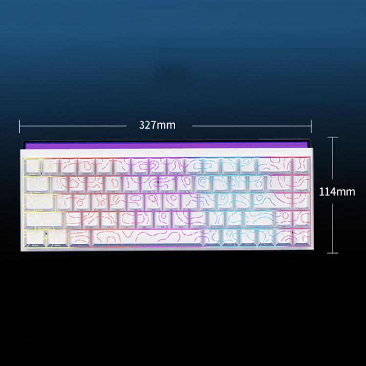 Tastiera meccanica cablata NACODEX NK68 68 tasti RGB