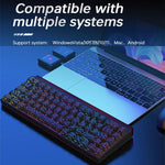 Tastiera meccanica cablata NACODEX NK68 68 tasti RGB