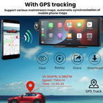 Dashcam doppia telecamera con CarPlay e controllo vocale