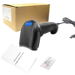 Scanner di codici a barre NETUM, scanner di codici QR per supermercati e negozi al dettaglio., Wired Red Light, Wired Laser, Wired 2D