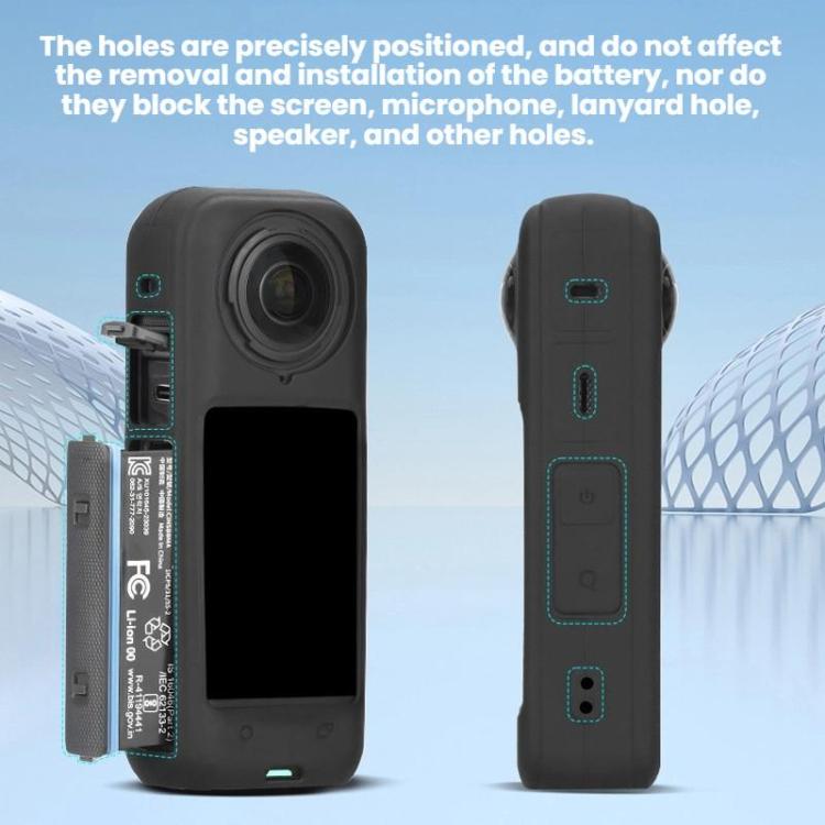 Cover protettiva in silicone per Insta360 X4