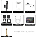 Microfono wireless per trasmissione diretta del canto, microfono portatile, LS07+N33 1 Tow 1 Bluetooth Version, LS07+N33 1 Tow 1 Infrared Version, LS07+N33 1 Tow 2 Bluetooth Version, LS07+N33 1 Tow 2 Infrared Version