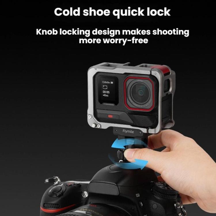 Staffa di espansione magnetica a slitta per Insta360 Flymile
