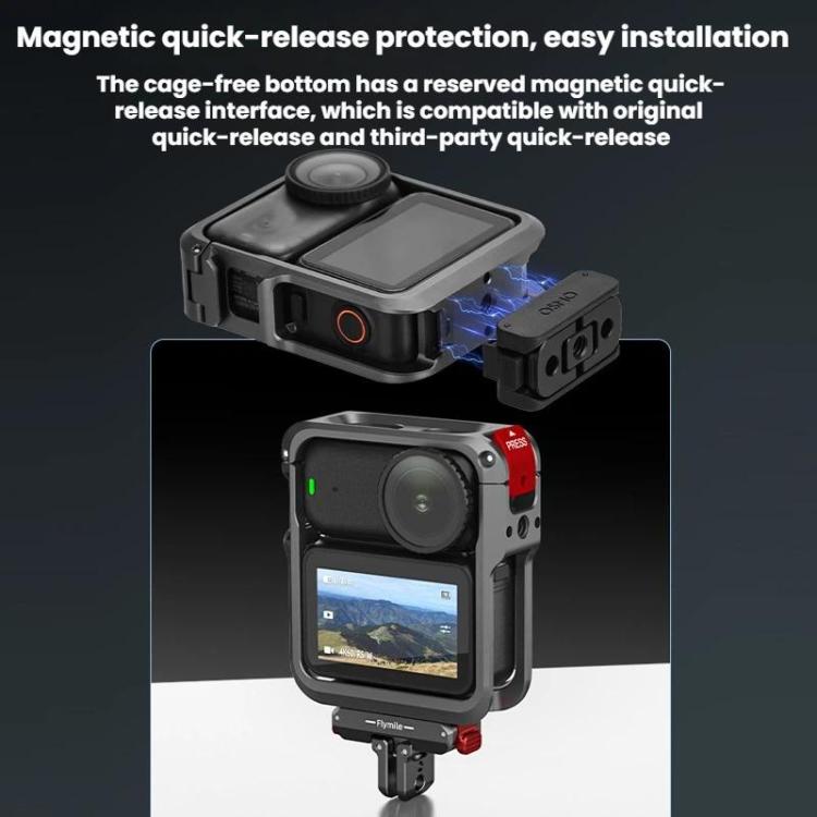 Telaio protezione con gabbia metallica per DJI Osmo Nano