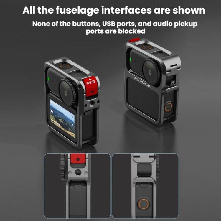 Telaio protezione con gabbia metallica per DJI Osmo Nano
