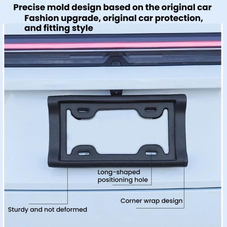 Cornice portatarga auto antiurto in EVA 39x21 cm