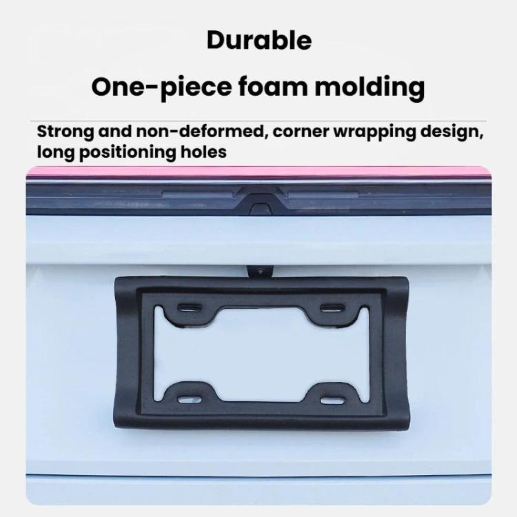 Cornice portatarga auto antiurto in EVA 39x21 cm