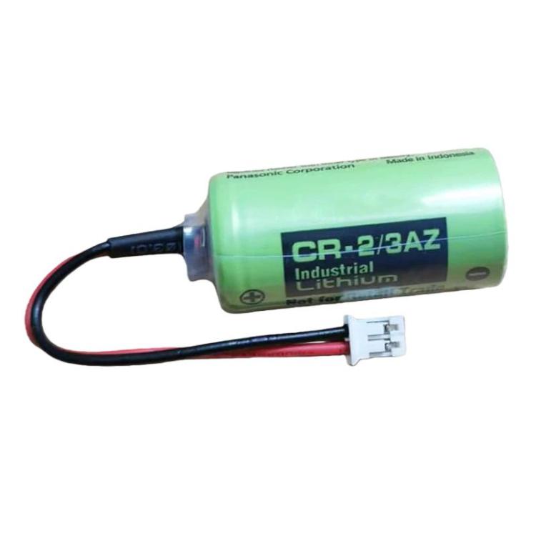 Batteria al litio-biossido di manganese CR-2/3AZ 3V CR17335 1450mAh per PLC, With 2.0-B Plug Wire
