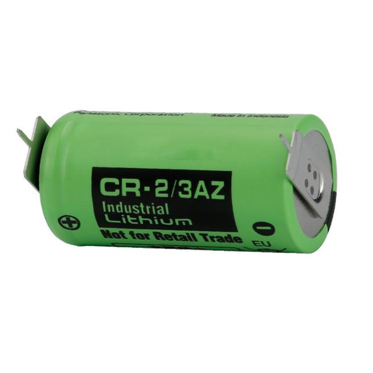 Batteria al litio-biossido di manganese CR-2/3AZ 3V CR17335 1450mAh per PLC, With 2.0-B Plug Wire