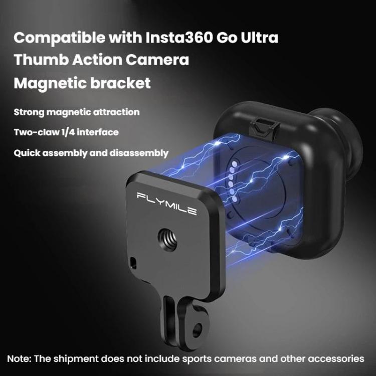 Staffa magnetica sgancio rapido per Insta360 Go Ultra