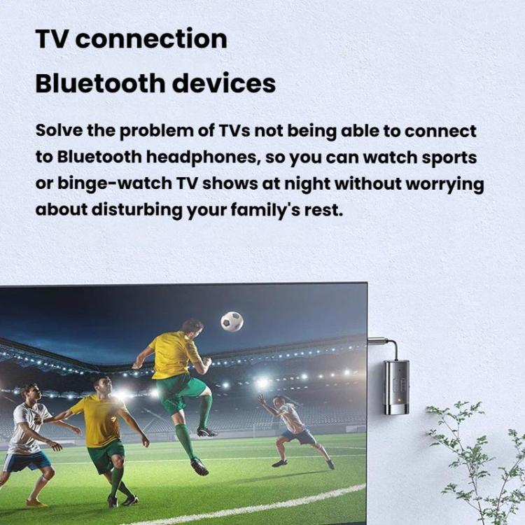 Adattatore AUX Bluetooth 5.4 con ricevitore e trasmettitore