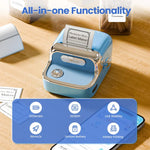 Stampante termica Bluetooth Phomemo M150 ricaricabile, senza inchiostro, per etichette con codice a barre