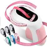 Etichettatrice meccanica portatile a rilievo Phomemo E975, larghezza di stampa 9 mm, With 3 Tapes Pink, With 3 Tapes Green, With 3 Tapes Blue, With 3 Tapes Black, With 6 Tapes Pink, With 6 Tapes Green, With 6 Tapes Blue, With 6 Tapes Black