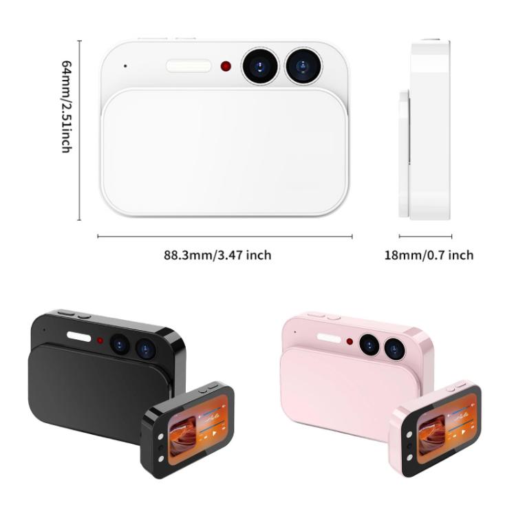 Fotocamera digitale DC107 64 MP con touchscreen, zoom 16X e video 4K - immagine 4