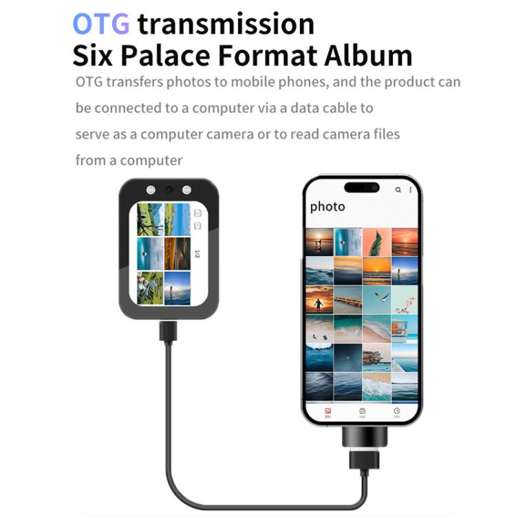 Fotocamera digitale DC107 64 MP con touchscreen, zoom 16X e video 4K - immagine 13