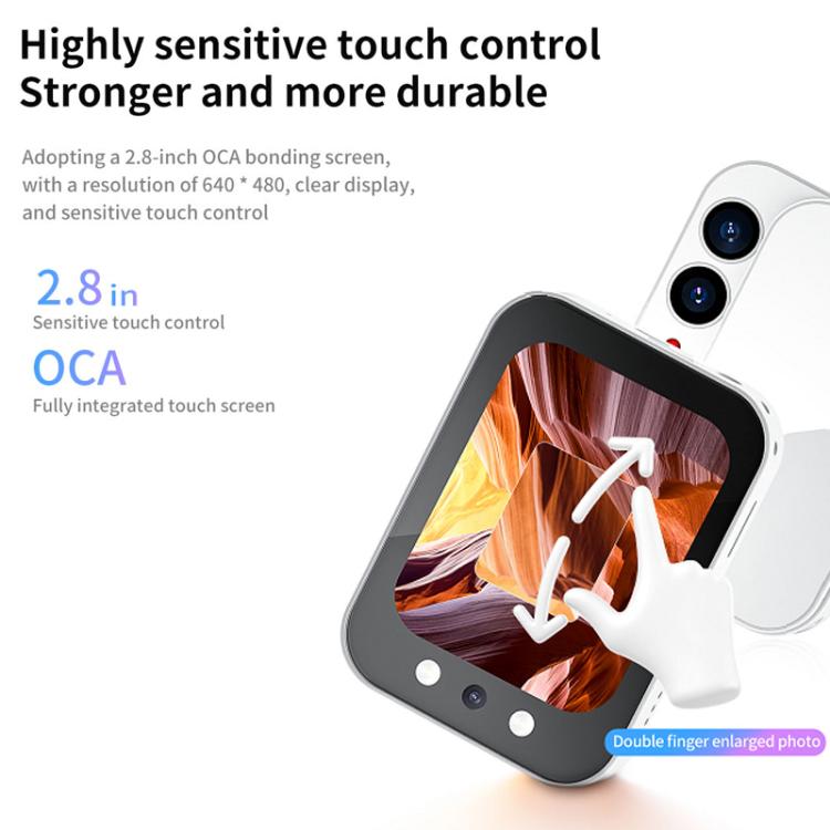 Fotocamera digitale DC107 64 MP con touchscreen, zoom 16X e video 4K - immagine 6