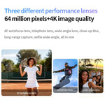 Fotocamera digitale DC107 64 MP con touchscreen, zoom 16X e video 4K - immagine 7