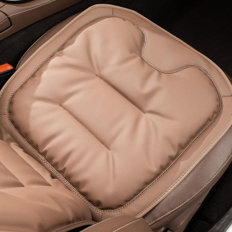 Cuscino per sedile auto spesso in pelle nappa antiscivolo