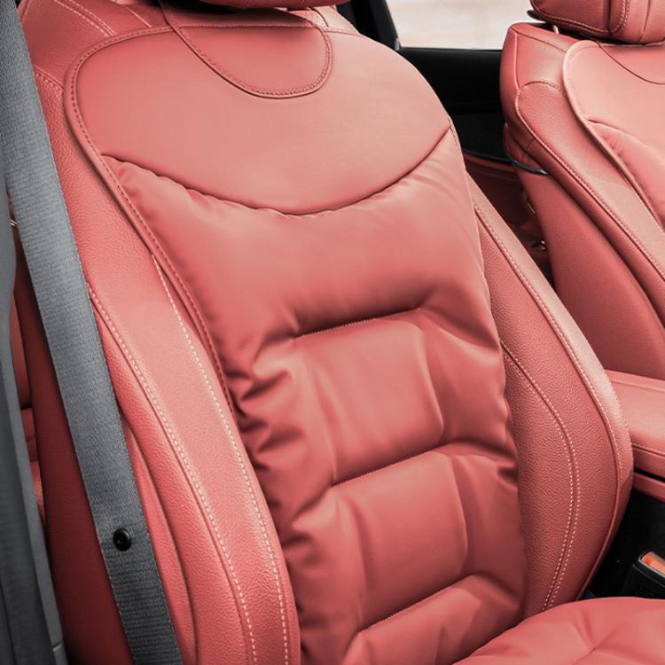 Cuscino per sedile auto spesso in pelle nappa antiscivolo