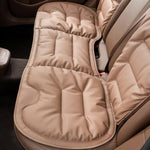 Cuscino per sedile auto spesso in pelle nappa antiscivolo