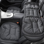 Cuscino per sedile auto spesso in pelle nappa antiscivolo