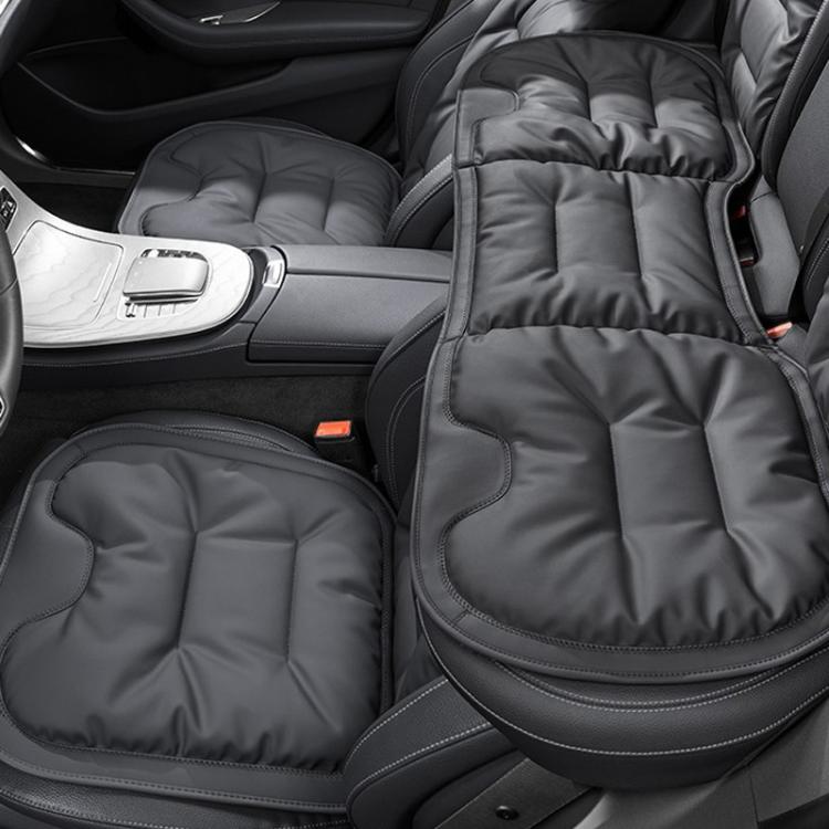Cuscino per sedile auto spesso in pelle nappa antiscivolo