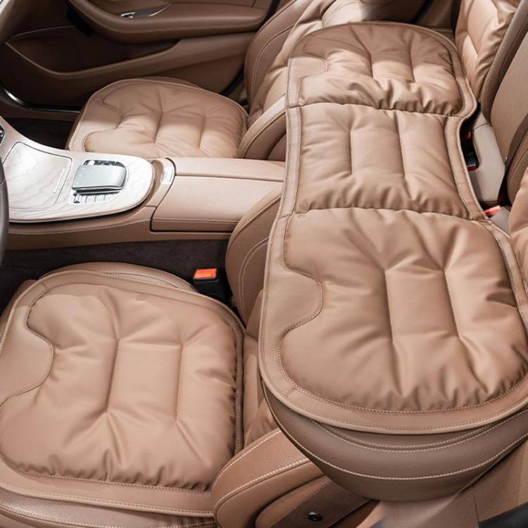 Cuscino per sedile auto spesso in pelle nappa antiscivolo
