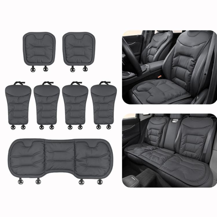 Cuscino per sedile auto spesso in pelle nappa antiscivolo