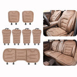 Cuscino per sedile auto spesso in pelle nappa antiscivolo